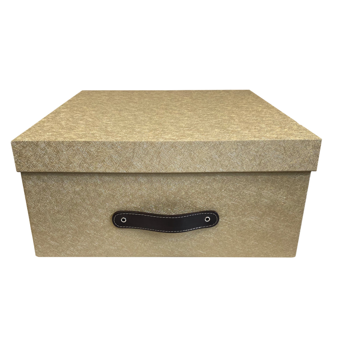 Cajas Organizadoras Decorativas Dorada con Textura Kit 4 Piezas