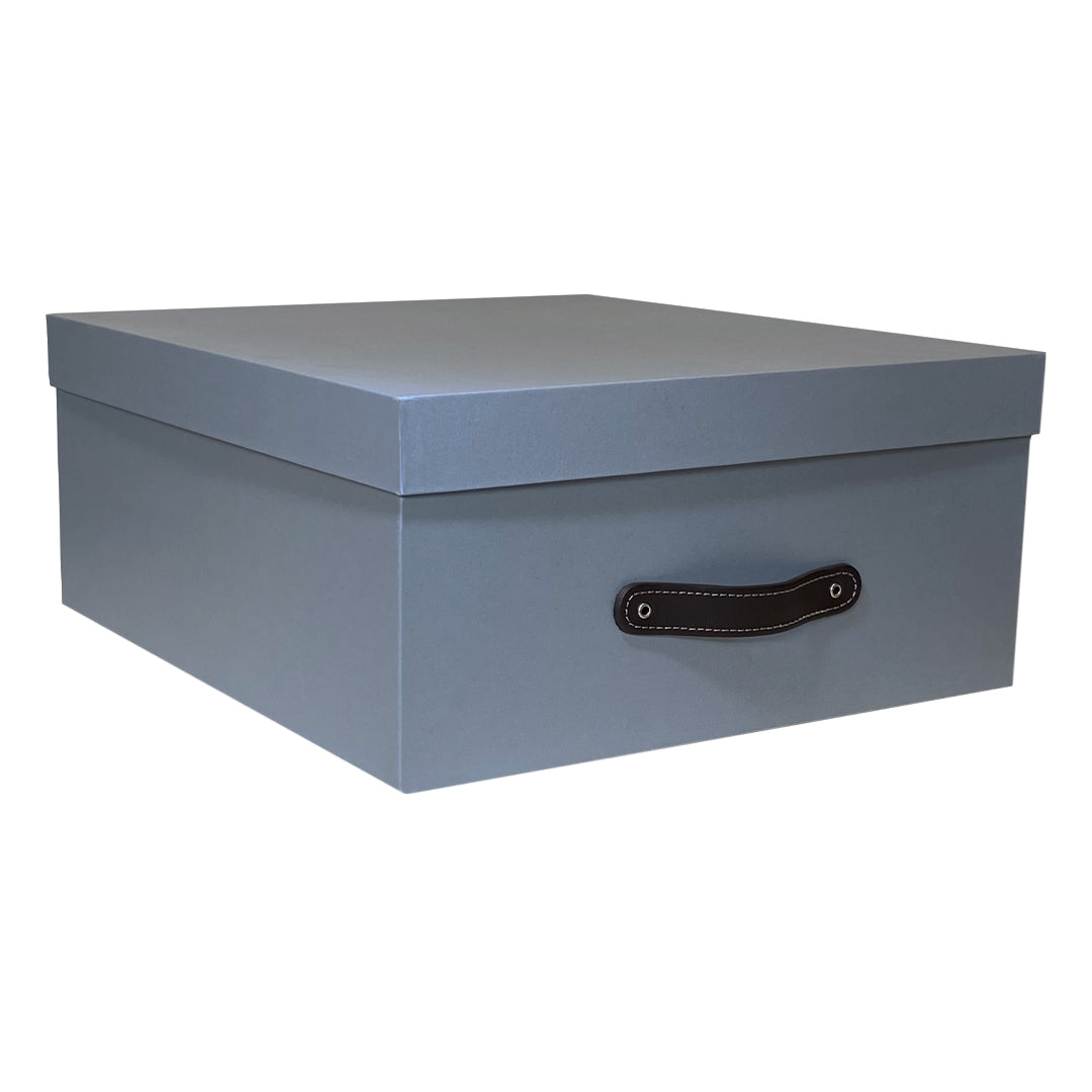 Cajas Organizadoras Decorativas Gris Claro Brillante Kit de 4 Piezas