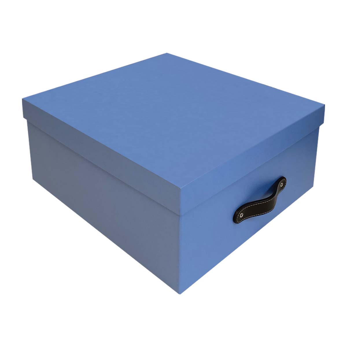 Cajas Organizadoras Decorativas Azul Claro Brillante Kit de 4 Piezas