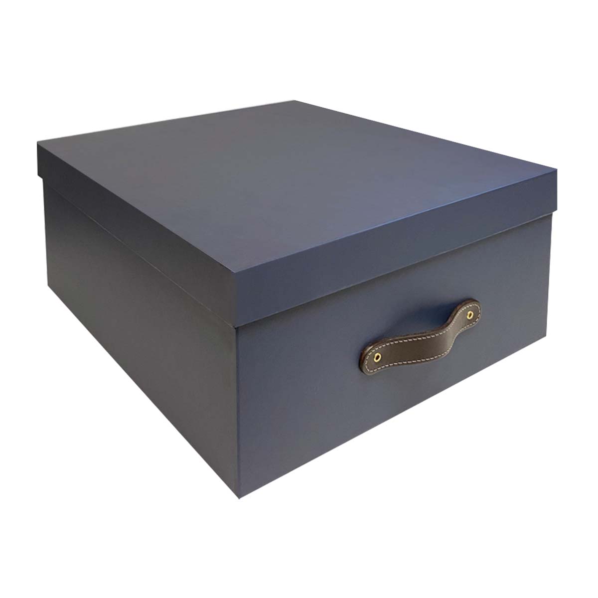 Pairs Caja Decorativa Organizadora Azul Marino Soft Touch 2 piezas