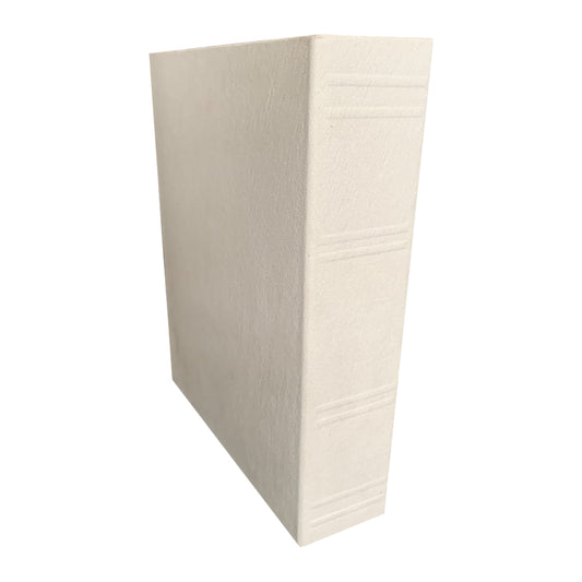 Par de Libros Decorativos color Beige con cierre imantado