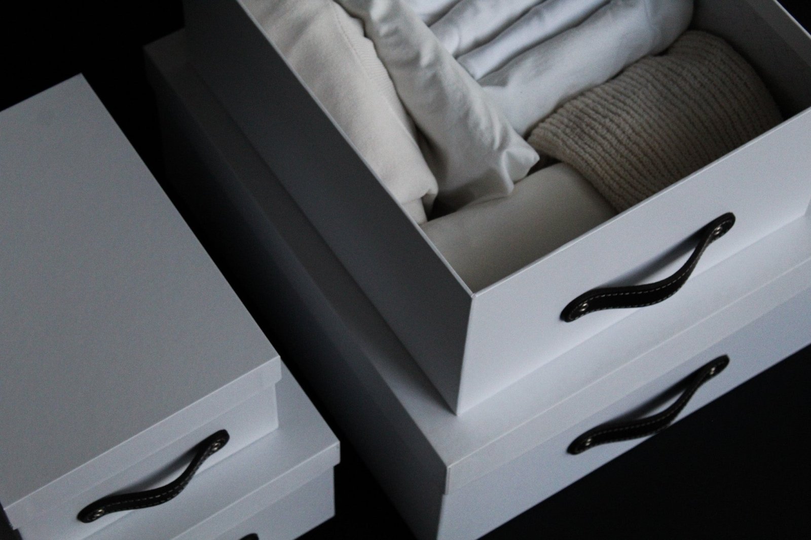 Caja Organizadora Decorativa Blanca Kit 4 piezas - Luxbox Design