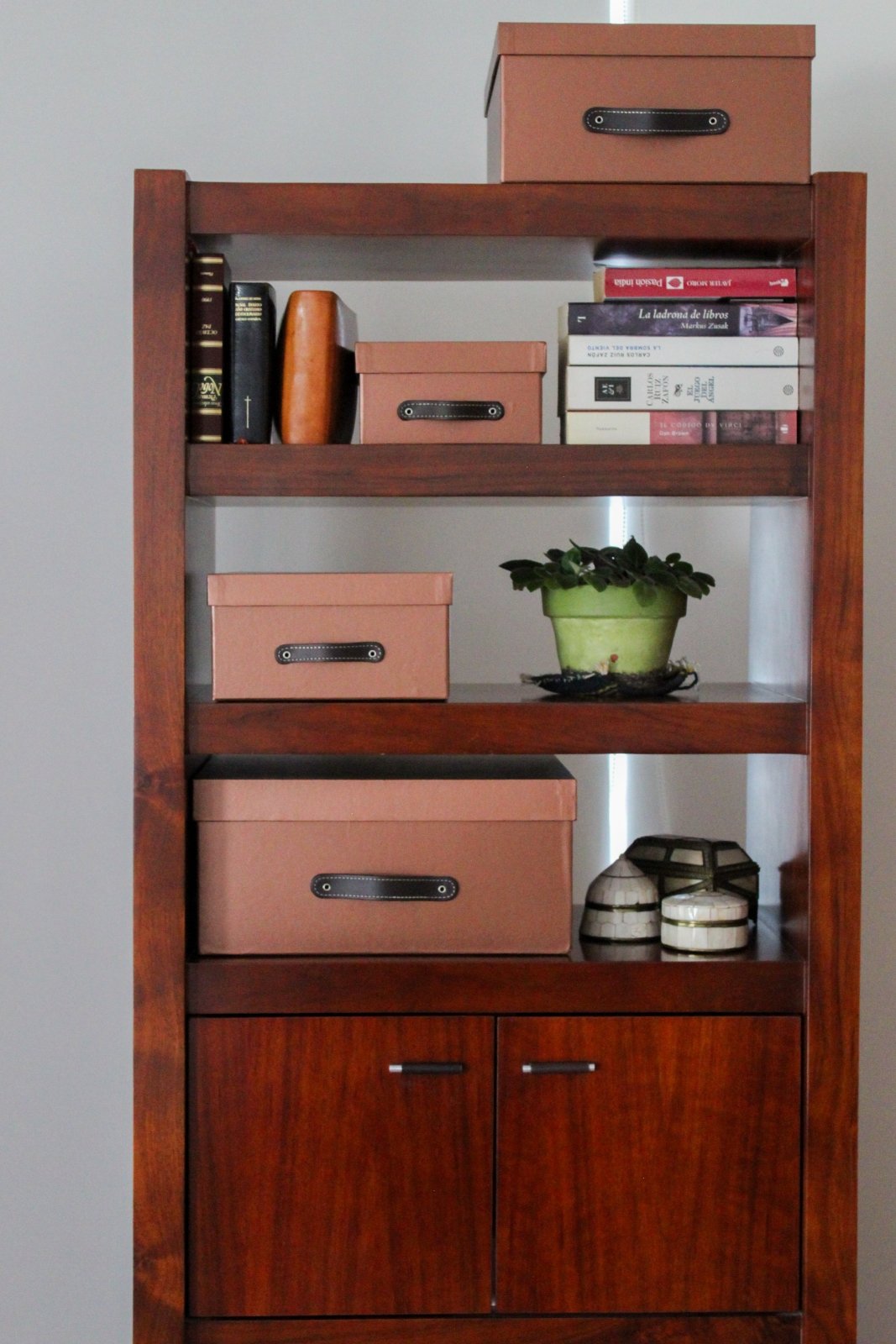 Cajas Organizadoras Decorativas Textura Metálica Bronce - Luxbox Design