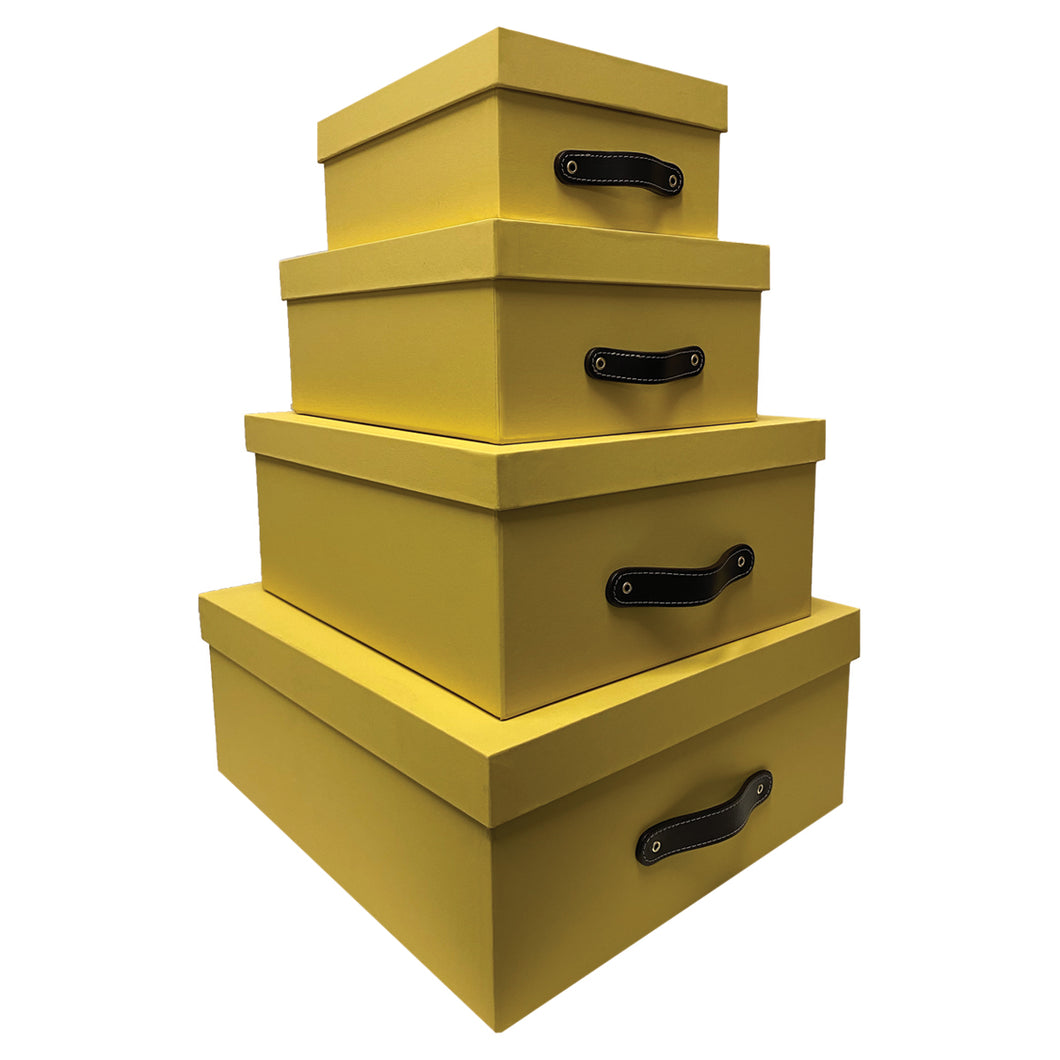 Caja Decorativa Organizadora Morado 2 piezas – Luxbox Design