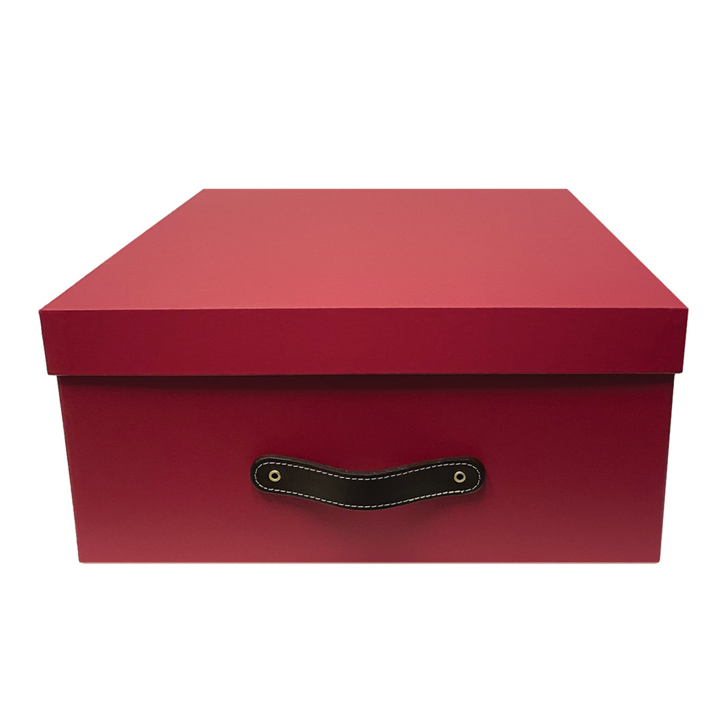 Caja Decorativa Organizadora Roja Soft Touch 2 piezas