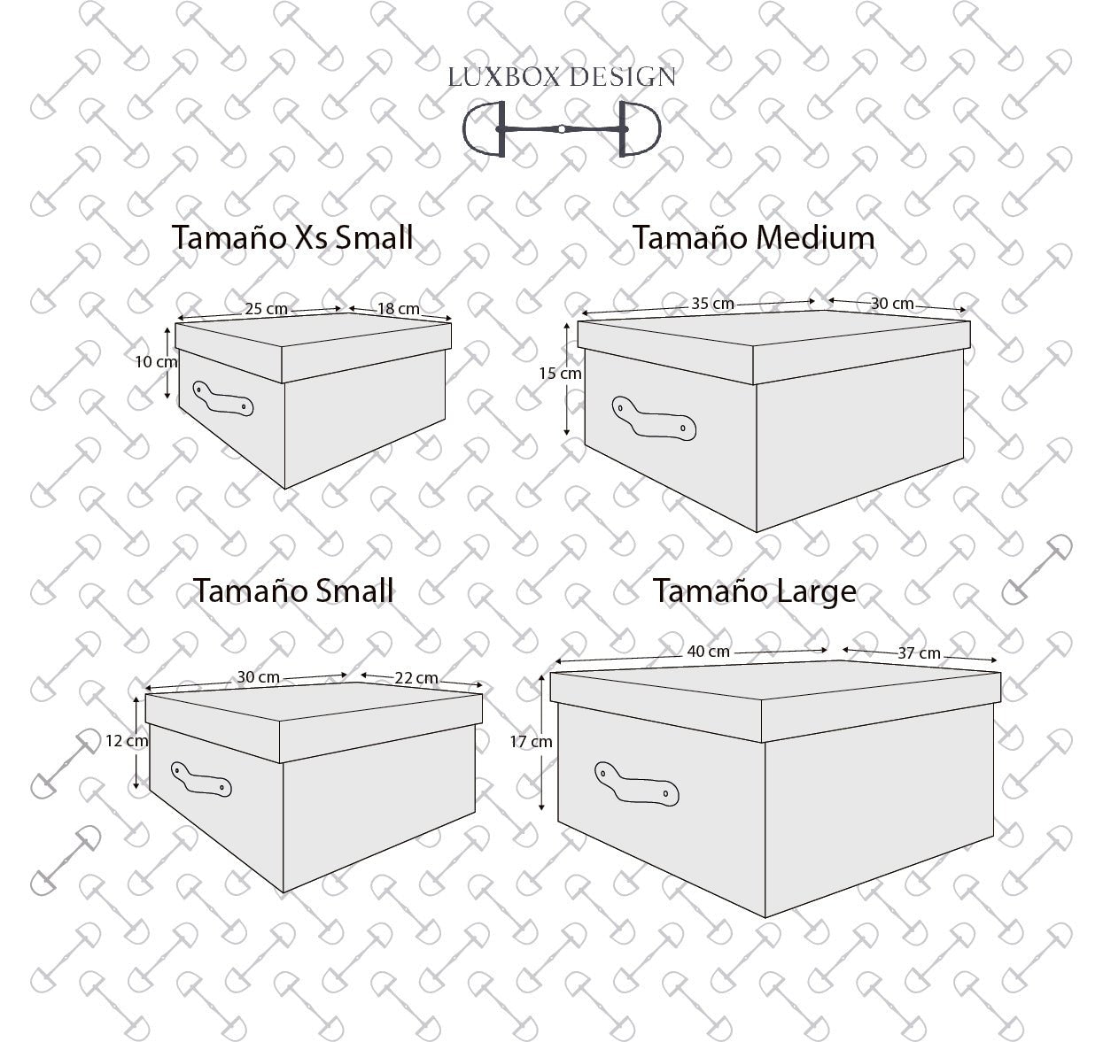 Cajas Organizadoras Decorativas Rojo Soft Touch - Luxbox Design