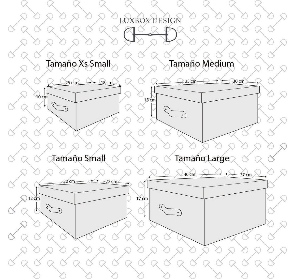 Cajas Organizadoras Decorativas Rojo Soft Touch - Luxbox Design