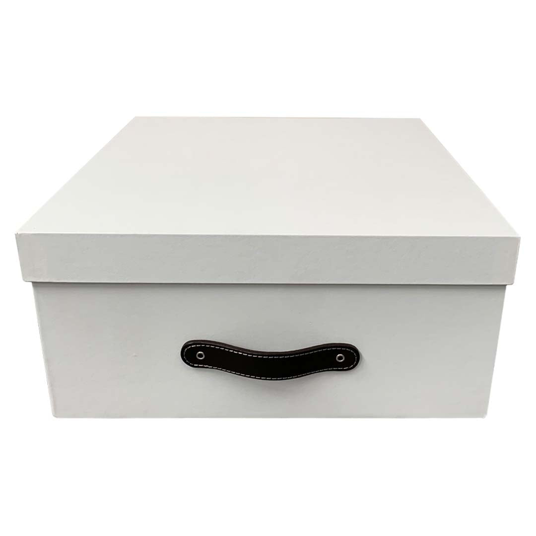 Pairs Caja Decorativa Organizadora Blanco Plastificado 2 piezas - Luxbox Design