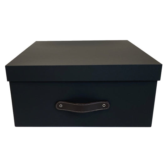 Pairs Caja Decorativa Organizadora Negro Soft Touch 2 piezas - Luxbox Design