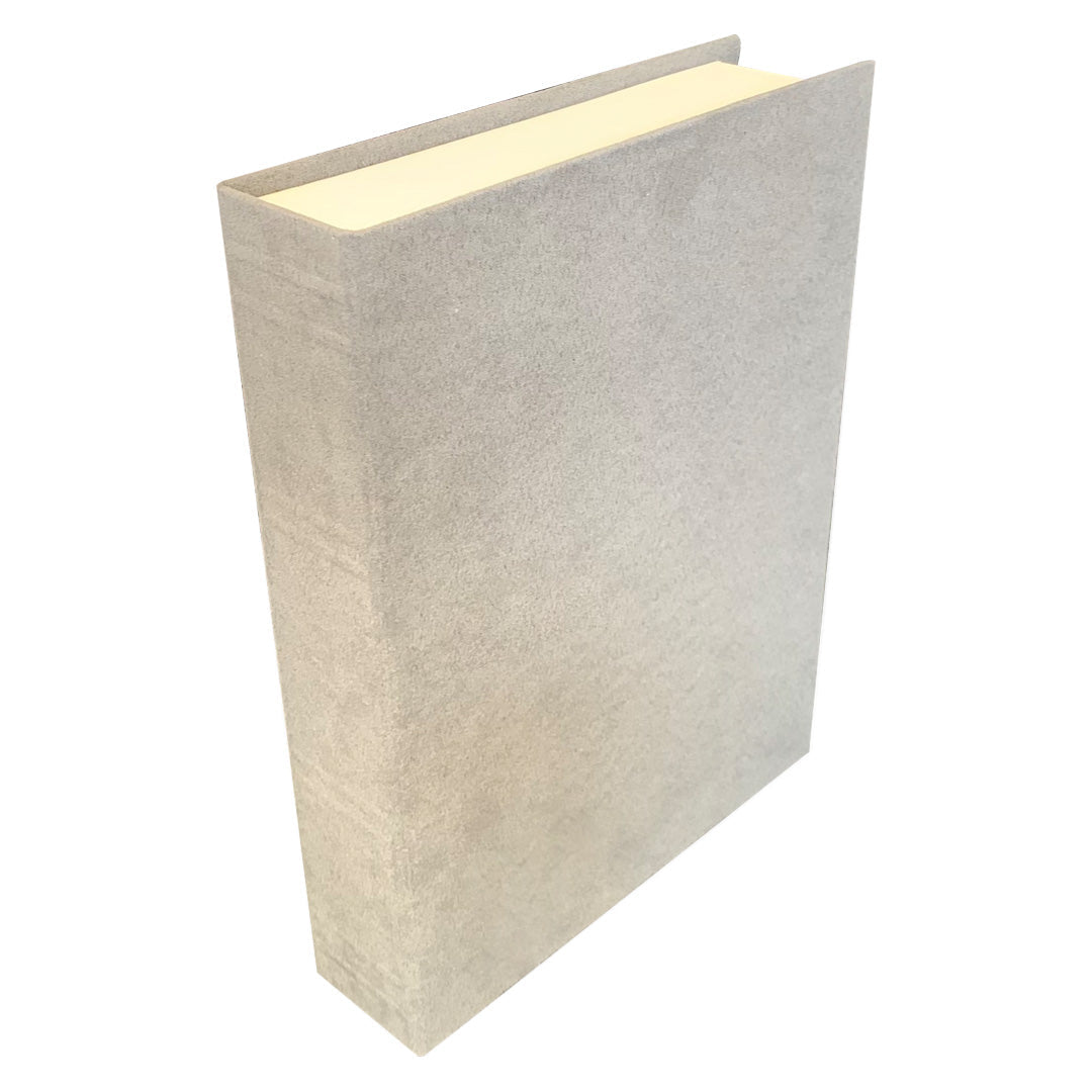 Par de Libros Decorativos color Gris Oscuro con cierre imantado - Luxbox Design