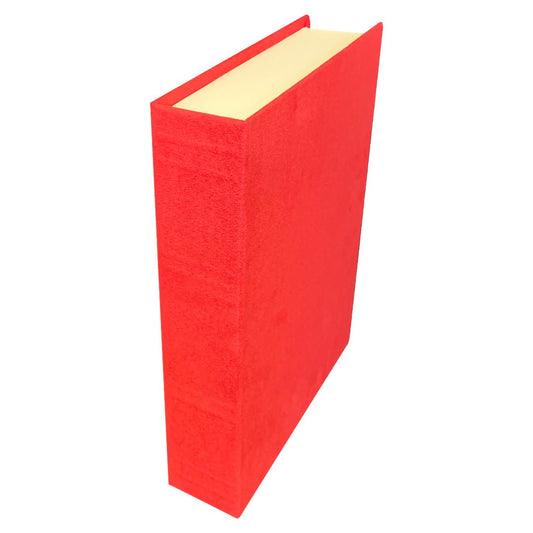 Par de Libros Decorativos color Rojo con cierre imantado - Luxbox Design