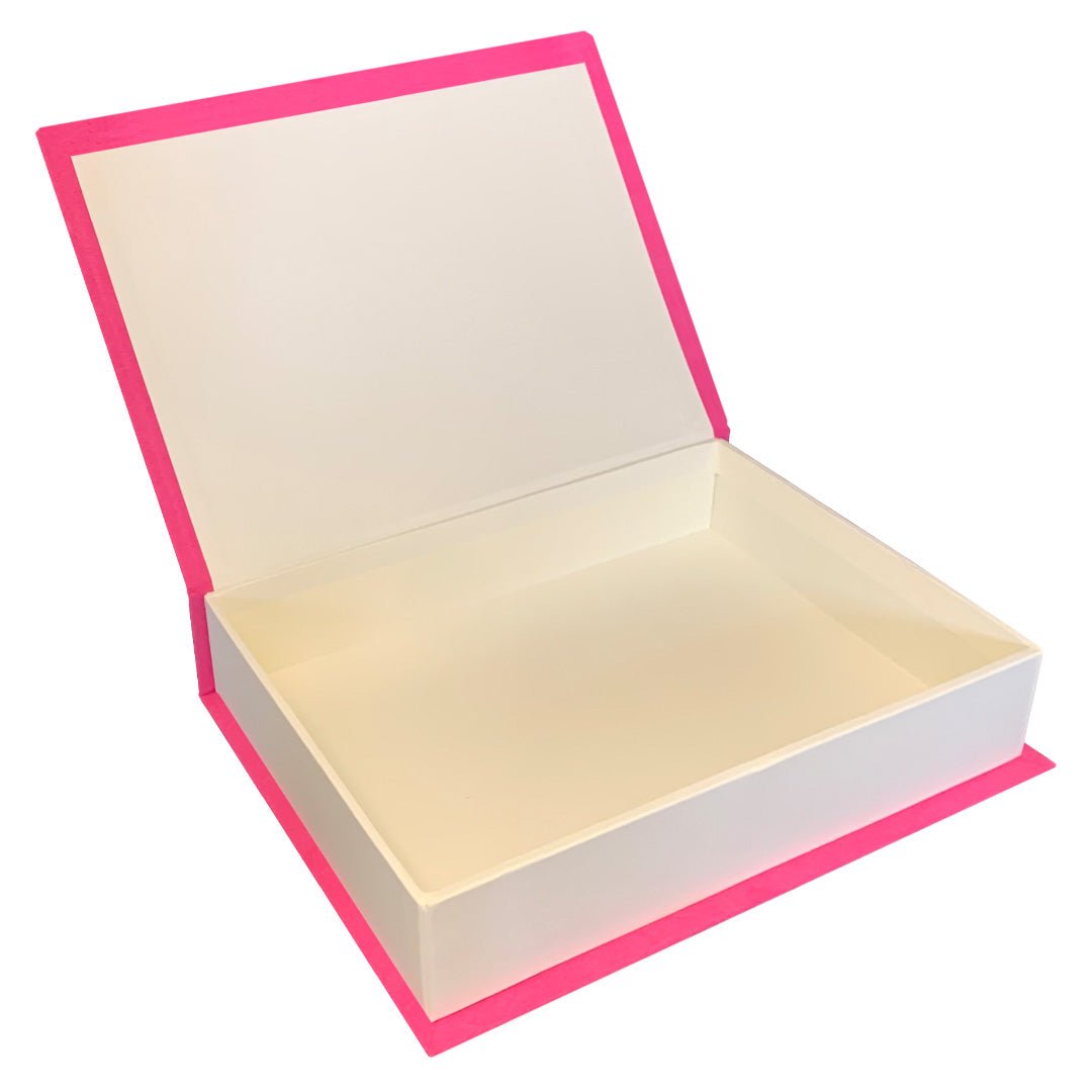 Par de Libros Decorativos color Rosa con cierre imantado - Luxbox Design
