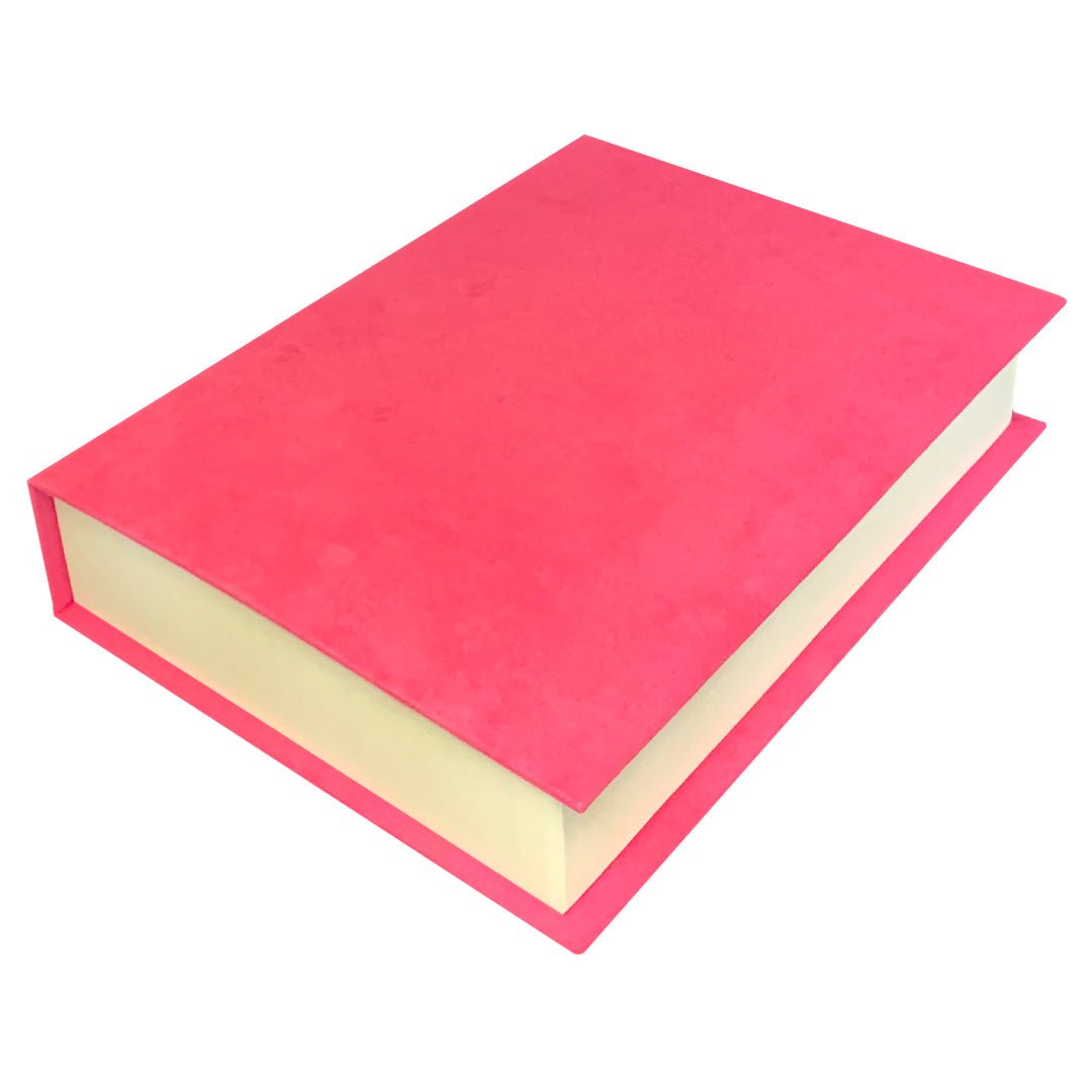 Par de Libros Decorativos color Rosa con cierre imantado - Luxbox Design
